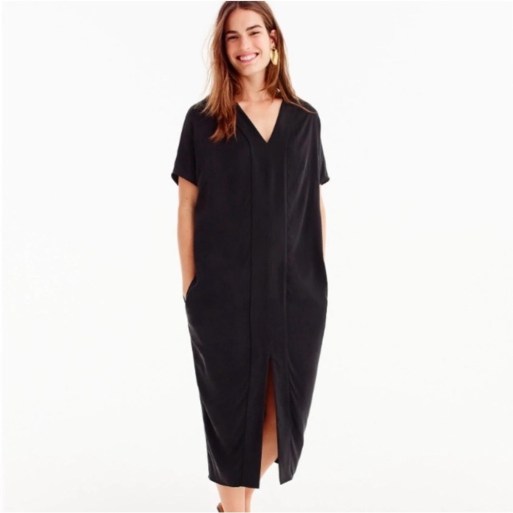 Universal Standard Levana Kaftan Dress Satin Size 6-8 - Picture 3 of 9